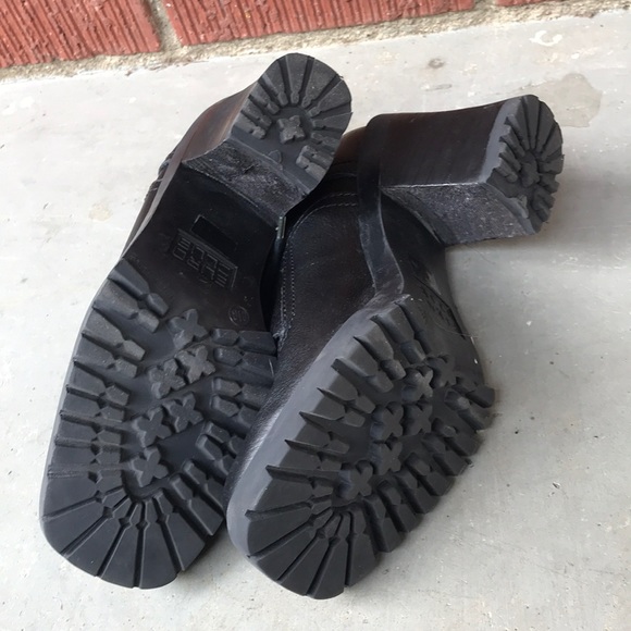 Euro Club Leather Lace Up Booties - Picture 7 of 9